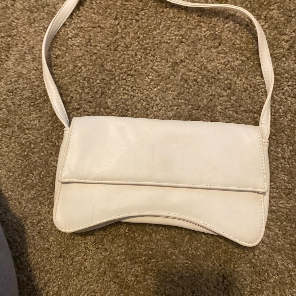 White purse